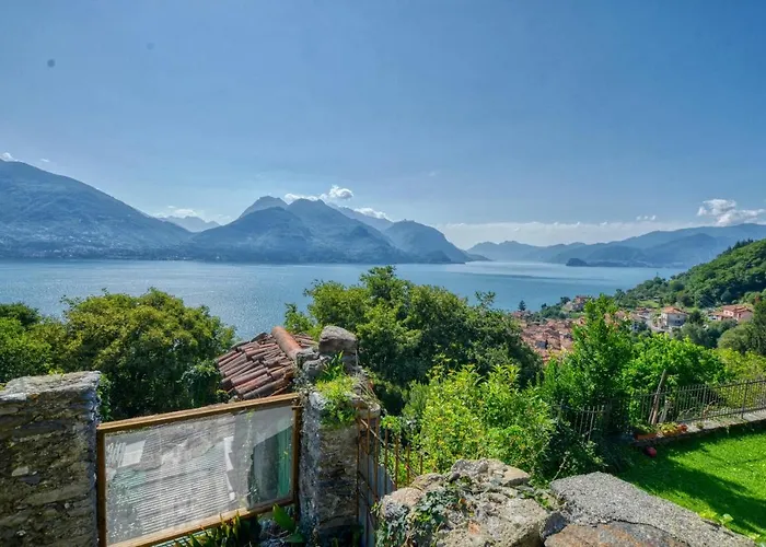 شقة Pezzo 2-bedroom Lakeview With Shared Garden And Terrace سان سيرو